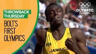 Usain Bolts First Olympic Race  Throwback Thursday [upl. by Webb]