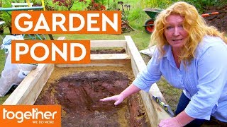 How to Create Your Own Garden Pond  The Great British Garden Revival [upl. by Nahrut827]