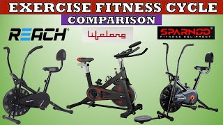 Best Fitness Exercise Cycle Comparison  Reach vs Lifelong vs Sparnod [upl. by Mcconaghy]