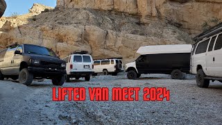 Lifted Van Meet 2024 Action Van Suspension Weldtec Camburg AJs UJoint Advanced 4wd Colorado Camper [upl. by Curt]