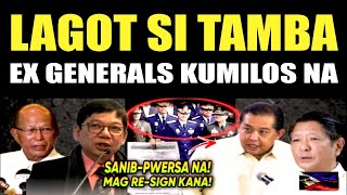 KAKAPASOK LANG NAGIMBAL ANG KONGRESO AT PALASYO SA OPEN LETTER NG EX GENERALS TAMBAREACTION [upl. by Eneli491]