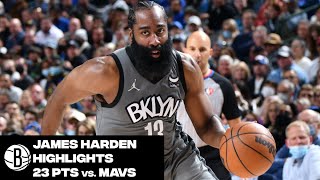 James Harden Highlights  23 Points vs Dallas Mavericks [upl. by Engud]