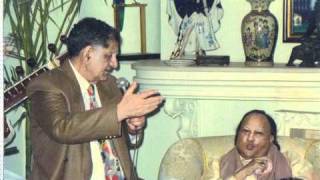 Anand Bakshi Nusrat Fateh Ali Khan SINGING at Home Part 5 Ishq Di Galli amp Maa Tujhe Salaam [upl. by Alderson]