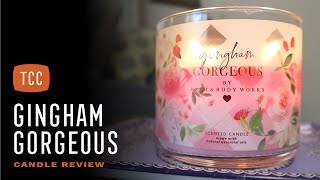 Gingham Gorgeous Candle Review – Bath amp Body Works [upl. by Enimrac]