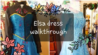 How I made my elsa transformation dress [upl. by Krueger]