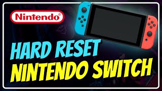 How to RESET Nintendo Switch  HARD RESET Nintendo Switch EASY PROCESS [upl. by Chappy]