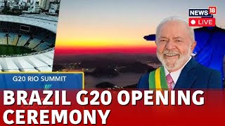 Brazil G20 SUMMIT 2024 LIVE  Brazil G20 LIVE  President Lula LIVE Speech Brazil News Today  N18G [upl. by Aydan860]