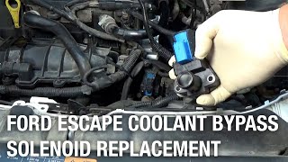 Ford Escape Coolant Bypass Solenoid Replacement  Diagnostic Tips [upl. by Heyes565]