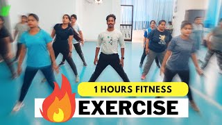 Full Body Workout  1 Hours Workout Video  Streching To Cool Down Exercise Video  Zumba Fitness [upl. by Ivers]