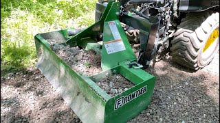 John Deere 1025R Box Blade Scarifiers [upl. by Gitel]