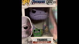 2020 ECCC Spring Convention Target Shared Exclusive Thanos Hand Cut Off Funko Pop [upl. by Asabi423]