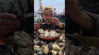 Origin oysters eating seafood is so delicious highquality agricultural products fresh from [upl. by Aelyak]