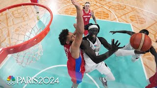 South Sudan makes history with FIRSTEVER Olympic mens basketball win  Paris Olympics  NBC Sports [upl. by Shirlee]