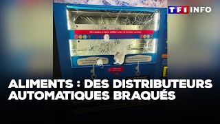 Alimentation  les distributeurs automatiques braqués [upl. by Aeslek]