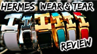 Hermes Review amp Wear and Tear H Clic Kelly Double Tour and Rivale Double Tour Bracelets [upl. by Elocan]