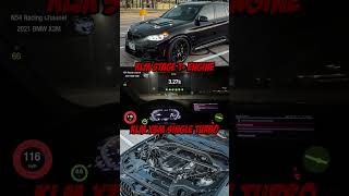 BMW X3M CRAZY 60130  KLM Single Turbo and KLM Stage 1 Engine Build [upl. by Akire]