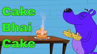 Cake Bhai Cake Ep  9  Pyaar Mohabbat Happy Lucky  Hindi Animated Cartoon Show  Zee Kids [upl. by Hershell619]