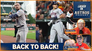 Astros salvage series with backtoback homers [upl. by Walcoff]