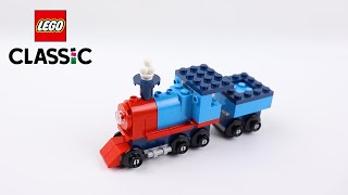 Train from Lego Classic 11014  Lego Vehicles  LEGO Ideas for Kids and Adults [upl. by Ihcekn674]