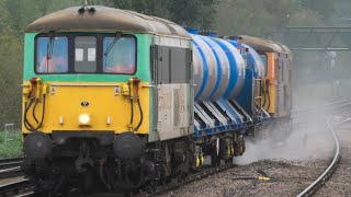 Ex Southern 73202  73212 On RHTT Passes Paddock Wood For Tonbridge On 3W01  24th September 2024 [upl. by Sabino]