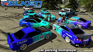 How to Make Falken Design on any car in Car Parking Multiplayer  requested video [upl. by Lindbom]