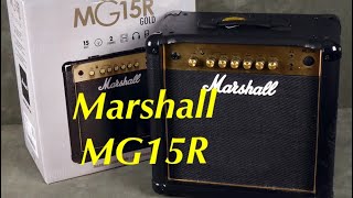 Marshall MG15R Amplifier  Unboxing [upl. by Rachael]