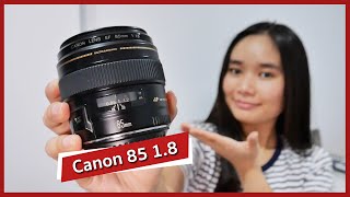 รีวิวเลนส์ Canon EF 85 f18 เลนส์ละลายหลัง ราคามิตรภาพ [upl. by Martica]