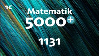 Matematik 5000 1c 1131 [upl. by Aneetak]