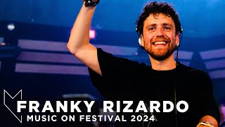 FRANKY RIZARDO at MUSIC ON FESTIVAL 2024 • AMSTERDAM [upl. by Aissilem]