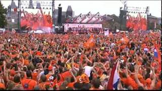 WK Huldiging Oranje Museumplein  Bloed Zweet en Tranen  World Cup 2010 Vice Champions HQavi [upl. by Lrem334]