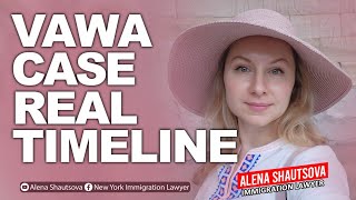 VAWA Case Real Timeline  Alena Shautsova  Immigration Lawyer [upl. by Sapers]