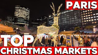 Experience the MAGIC of Paris Best Christmas Markets [upl. by Naujuj]