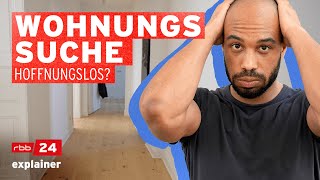 Makler gibt Tipps So findet ihr eine Wohnung  rbb24 explainer [upl. by Aleece388]