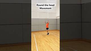 Round the head movement in Badminton [upl. by Ennagem]