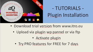 WordPress Popup Plugin  How to install the ITRO plugin [upl. by Eveivenej683]