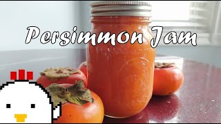 Homemade Persimmon Jam [upl. by Eiuqnimod950]