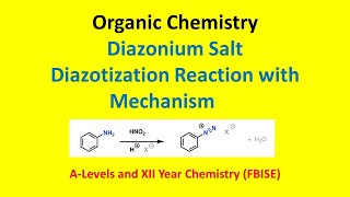 Diazotization Reaction Mechanism  Diazonium Salt  Reaction of Amines with HNO2  A2 chemistry [upl. by Assela269]