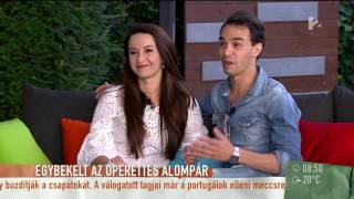 Különleges ceremónián kelt egybe az operettes álompár  tv2humokka [upl. by Enelra]