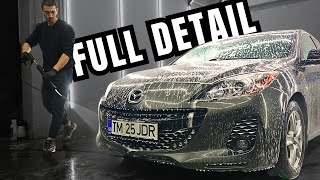 Mazda 3 Interior amp Exterior Detailing  Car Detailing [upl. by Naujid]