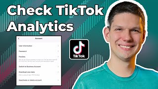 How To Check TikTok Analytics [upl. by Yvonner]