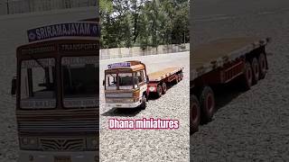 miniature ashok leyland 22 wheel traler truck [upl. by Soren]