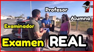 🔴El primer EXAMEN de CONDUCIR 100 REAL con nuestro quotEXAMINADORquot😎 [upl. by Razal]