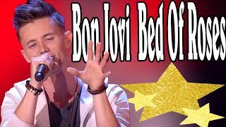 Matthias Nebel Singing Bon Jovi Bed Of Roses  The Voice of Germany 2019  Blind Audition [upl. by Blaire]