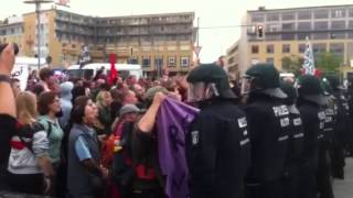 Demonstrationen am AliceSalomonPlatz in Hellersdorf III [upl. by Amahs]