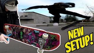 New Wicked Skateboard Setup And Test  Tuck Skateboards [upl. by Wira]