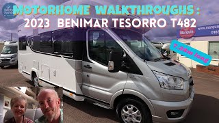 Motorhome Walkthroughs The 2023 Benimar Tessoro T482  a coach built motorhome [upl. by Ttirrej]