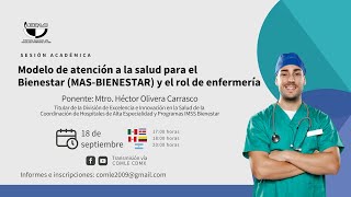 Modelo de atención a la salud para el Bienestar MASBIENESTAR y el rol de enfermería [upl. by Idnib20]