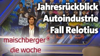 Jahresrückblick Zukunft der Autoindustrie Fall Relotius – maischberger die woche vom 181219 [upl. by Anam]