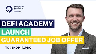 DeFi Academy Launch  Start your career in decentralized finance [upl. by Nivlag312]