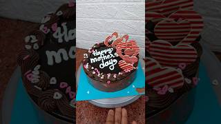 mothers day cake chocolate cake decorating youtubeshorts shorts mothersdaycake [upl. by Ttimme892]